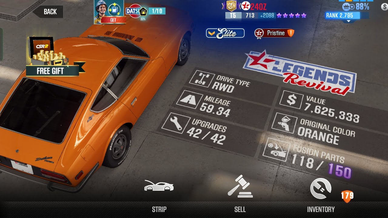 CSR2 | Legends Revival | Datsun 240Z | Spirit of the Z: EVO | Races 1 - 49 | 