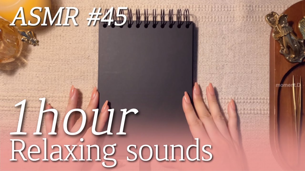 ASMR 1 Hour #45 Art Journaling Compilation✨relaxing sounds of collage #papertherapy #scrapbooking