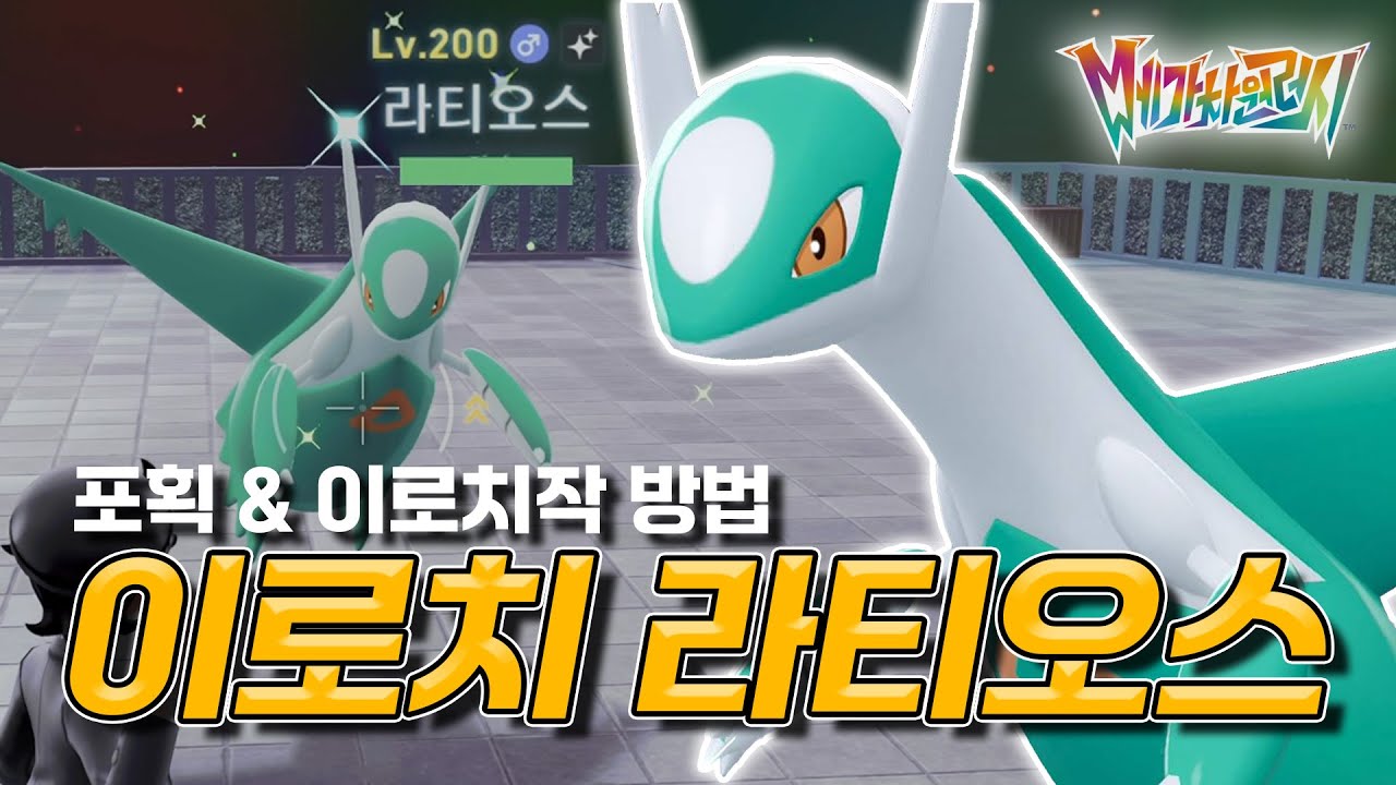 준전설인 라티오스를 이로치로 잡을 수 있는 방법! [메가 차원 러시]