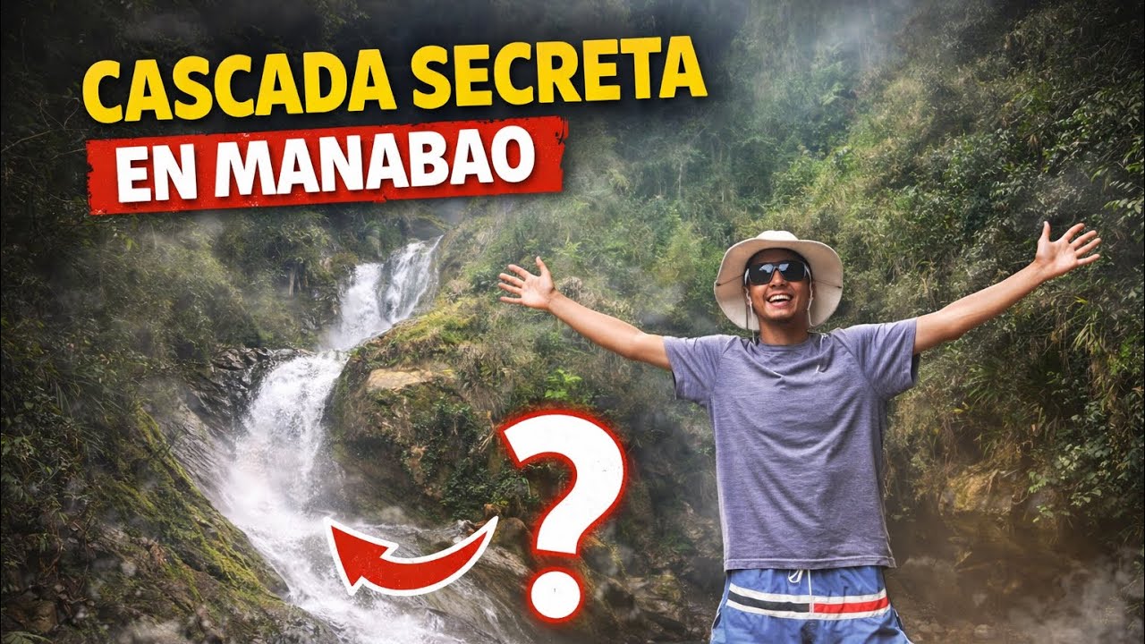  La Cascada Escondida En Manabao😱.