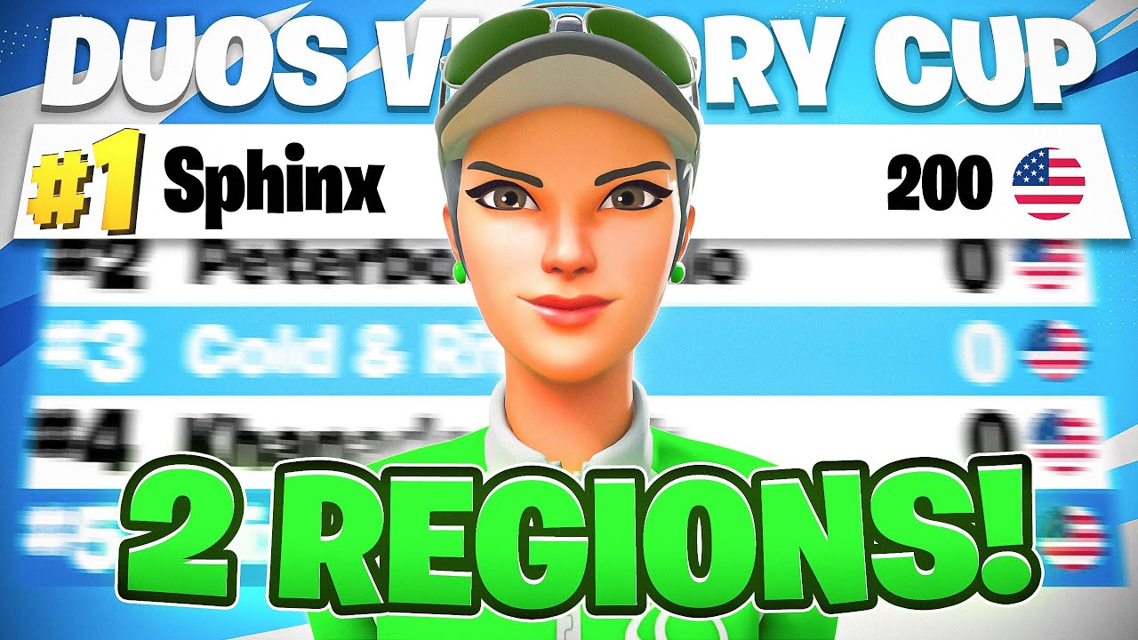 Winning The Duo Cash Cup On 2 Regions 🥇