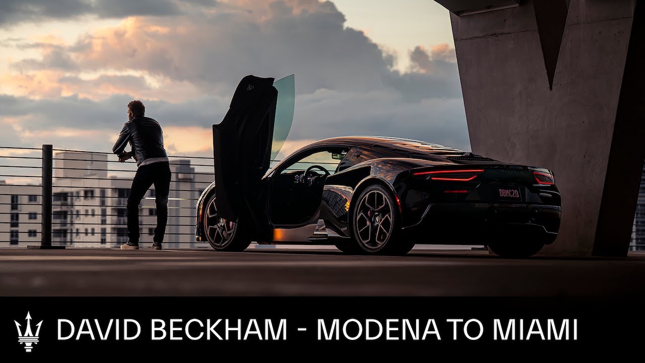 David Beckham Maserati MC20 Fuoriserie From Modena to Miami