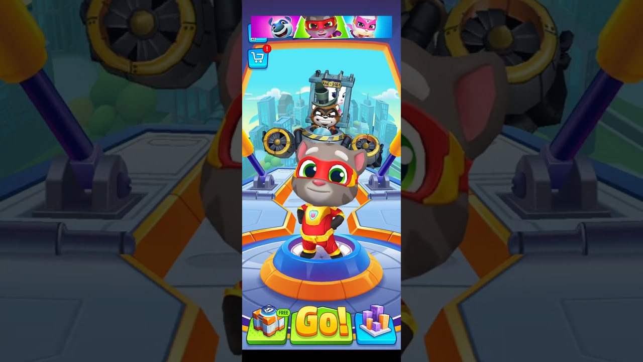 talking Tom hero dash old versions gameplay 2