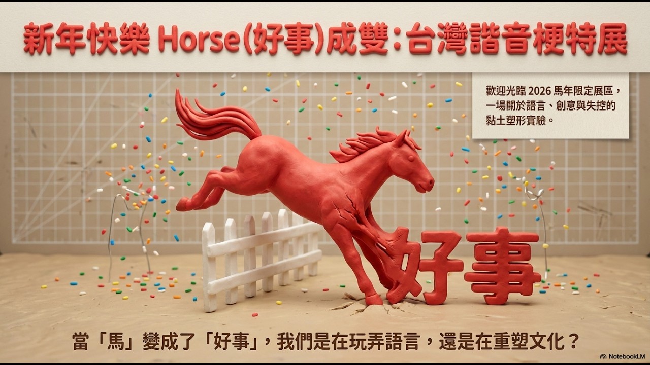 EP85｜新年快樂 Horse (好事) 成雙：諧音梗是祝福語的進化，還是梗文化的失控？（台灣×日本×英語）