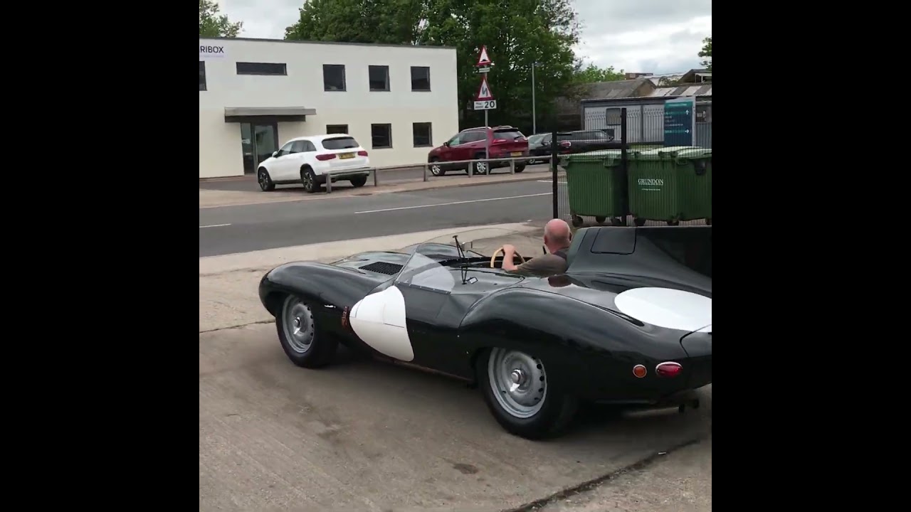 Fun times in a Jaguar D-Type!
