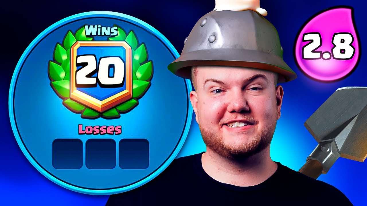 THIS MINER DECK MADE THE 20 WIN CHALLENGE LOOK EASY 💀