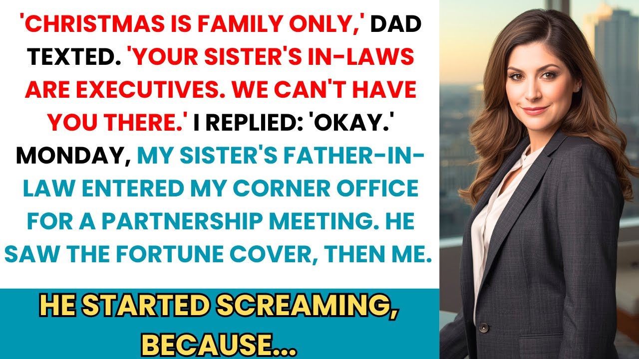 Dad Texted 'Don't Come To Christmas   Your Sister's In Laws Are Elite'   Until They Walked Into