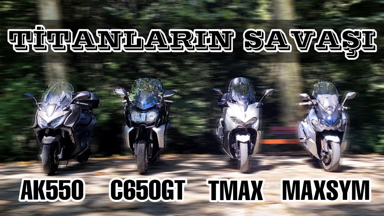 Mega Scooter Dünyasında Kral Kim? | Kymco Ak550 / Bmw C650 GT / Yamaha Tmax 560 / Sym Maxsym TL508 