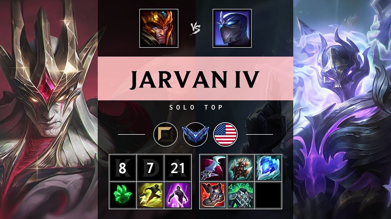 Jarvan IV Top vs Shen - NA Diamond Patch 25.20