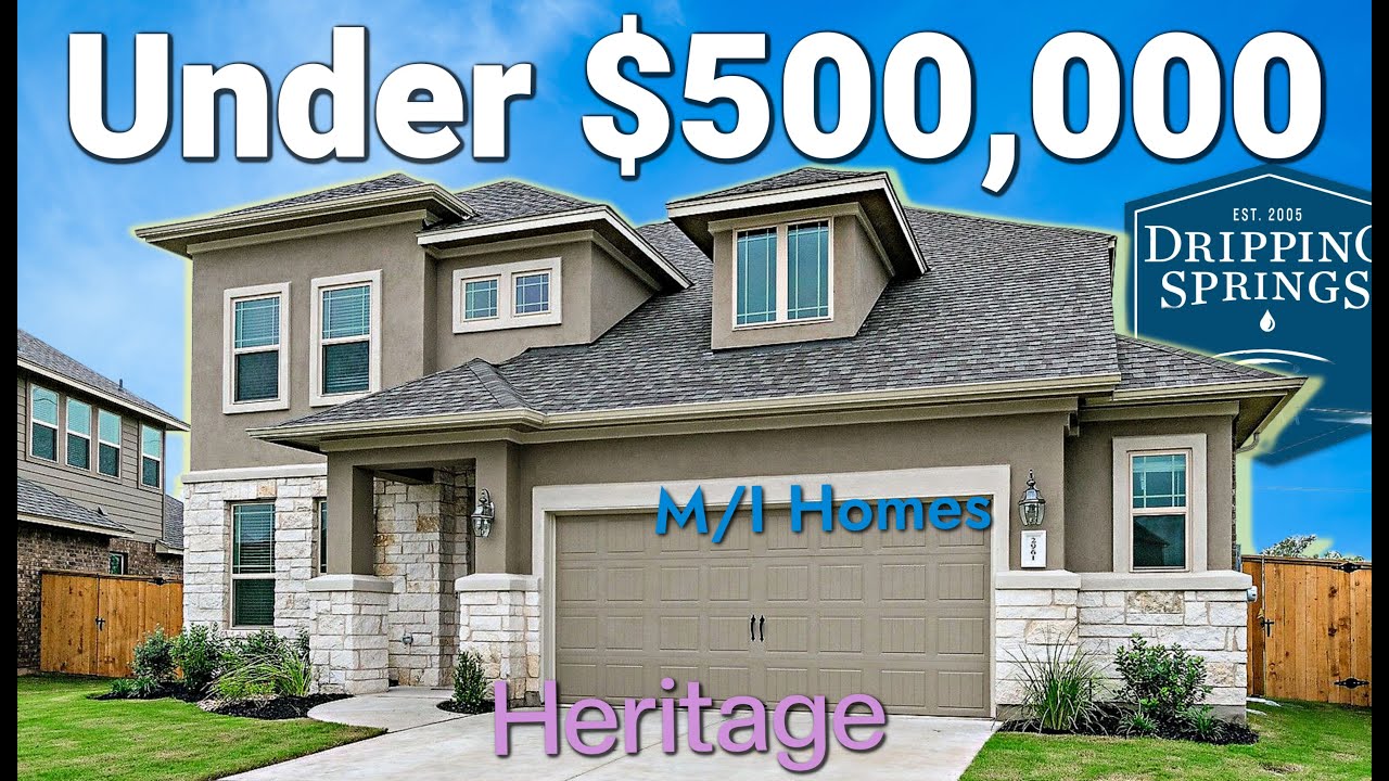 Neighborhood Under $500k | Heritage | MI Homes | Dripping Springs | Highland Plan Tour