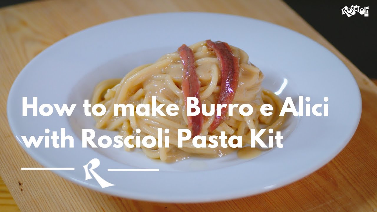 How to make Burro e Alici pasta with Roscioli Pasta Kit 🐟