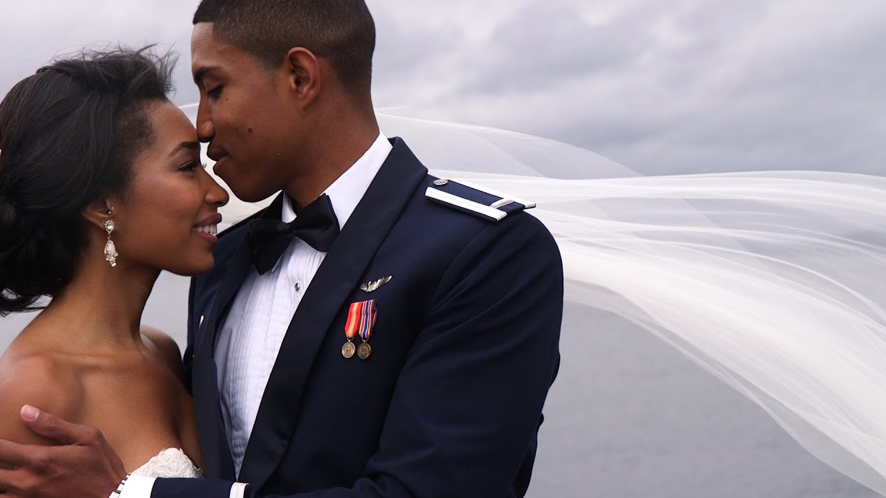 Dramatically Beautiful Air Force Wedding | Jasmine + Delas at WoodMark Hotel in Seattle