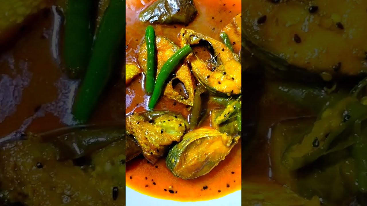 ইলিশ মাছ ও বেগুন দিয়ে পাতলা ঝোল 