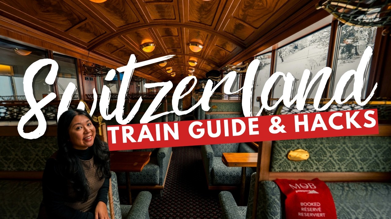 SWITZERLAND TRAIN TRAVEL FOR 1ST TIMERS | How to Take Trains in Switzerland (Step by Step!)
