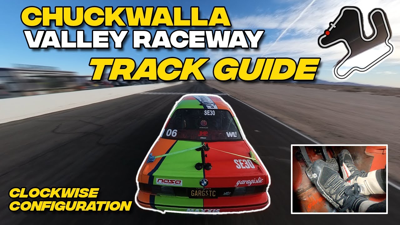 Chuckwalla Valley Raceway - CLOCKWISE - Official Track Guide 🏁