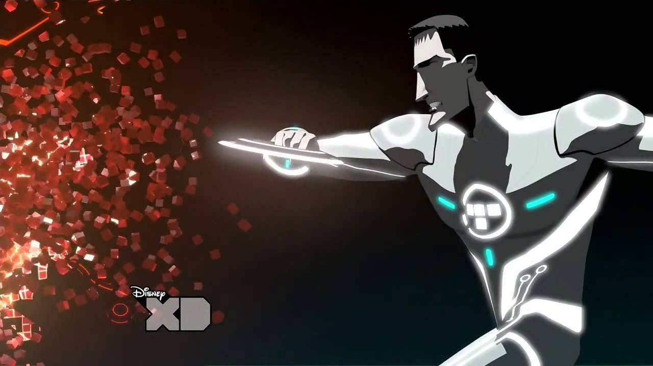 Tron Uprising - art hidden inside a Disney CGI cartoon HD 720p TV series