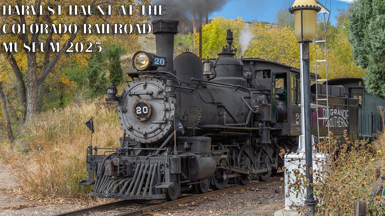 Rio Grande Southern #20 at the Harvest Haunt Event 2025