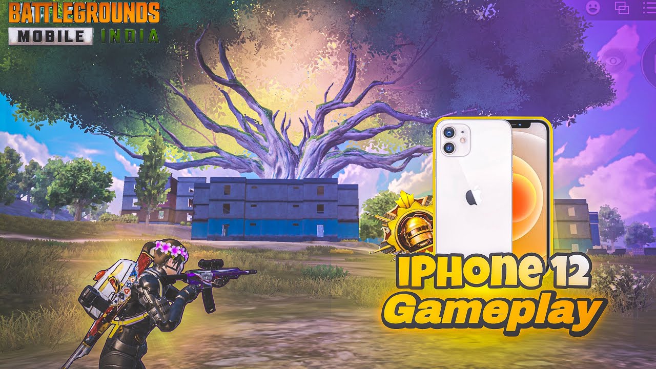 IPHONE 12 😼 l BGMI GAMEPLAY l  4 FINGAR + FULL GYROSCOPE 