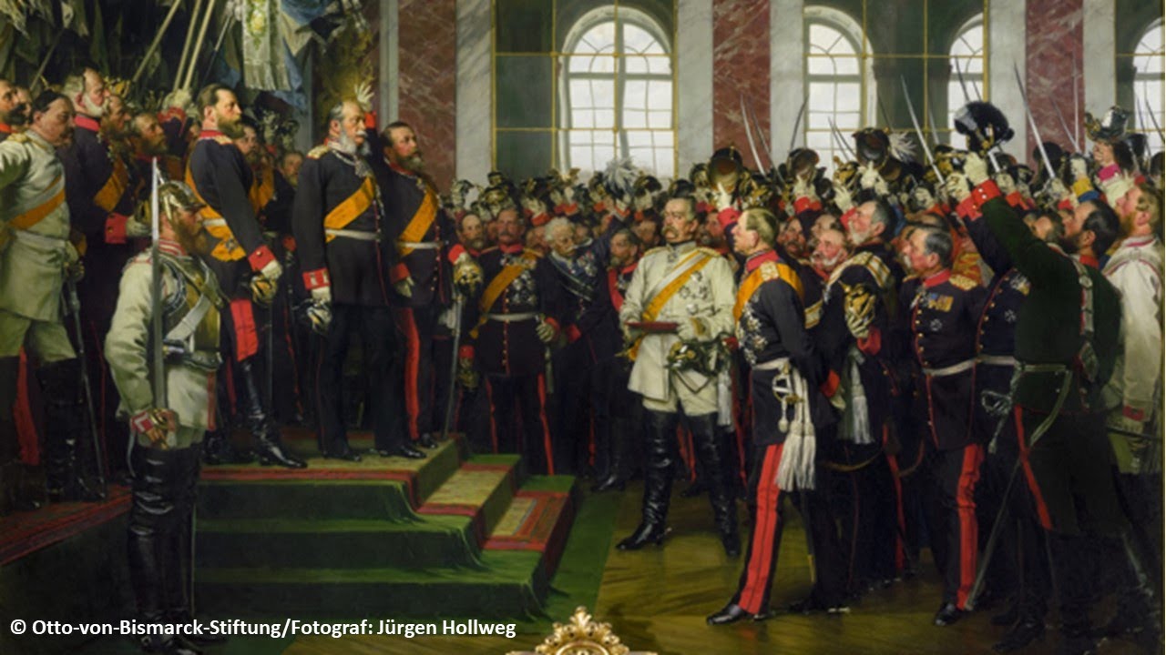 Die Kaiserproklamation 1871 in Versailles