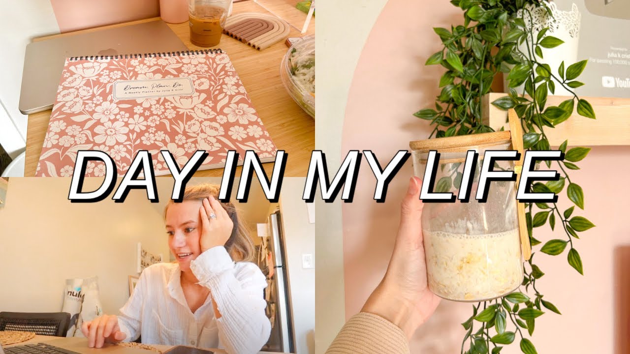 DAY IN MY LIFE VLOG | first peloton class, overnight oats, + working at a coffee shop!