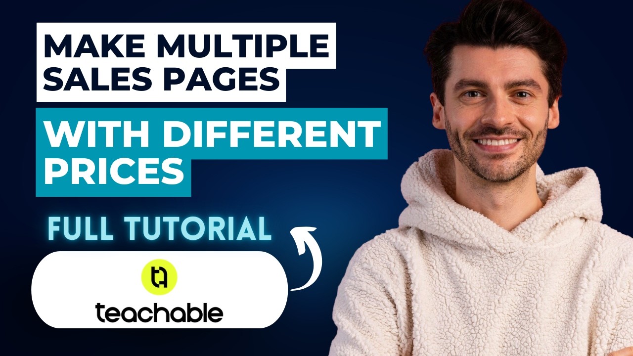 How to Make Multiple Teachable Sales Pages with Different Prices [2026 Full Guide]