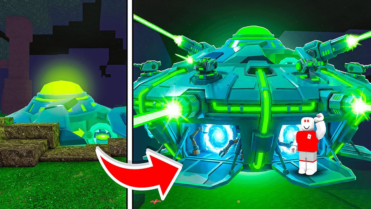 I Built The SAFEST UFO AFK BASE in 99 Nights in the Forest!