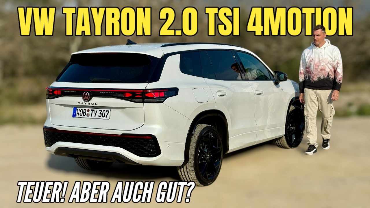 VW TAYRON 2.0 TSI 4MOTION 2025: Den statt Skoda Kodiaq RS? Test | Preis | Verbrauch
