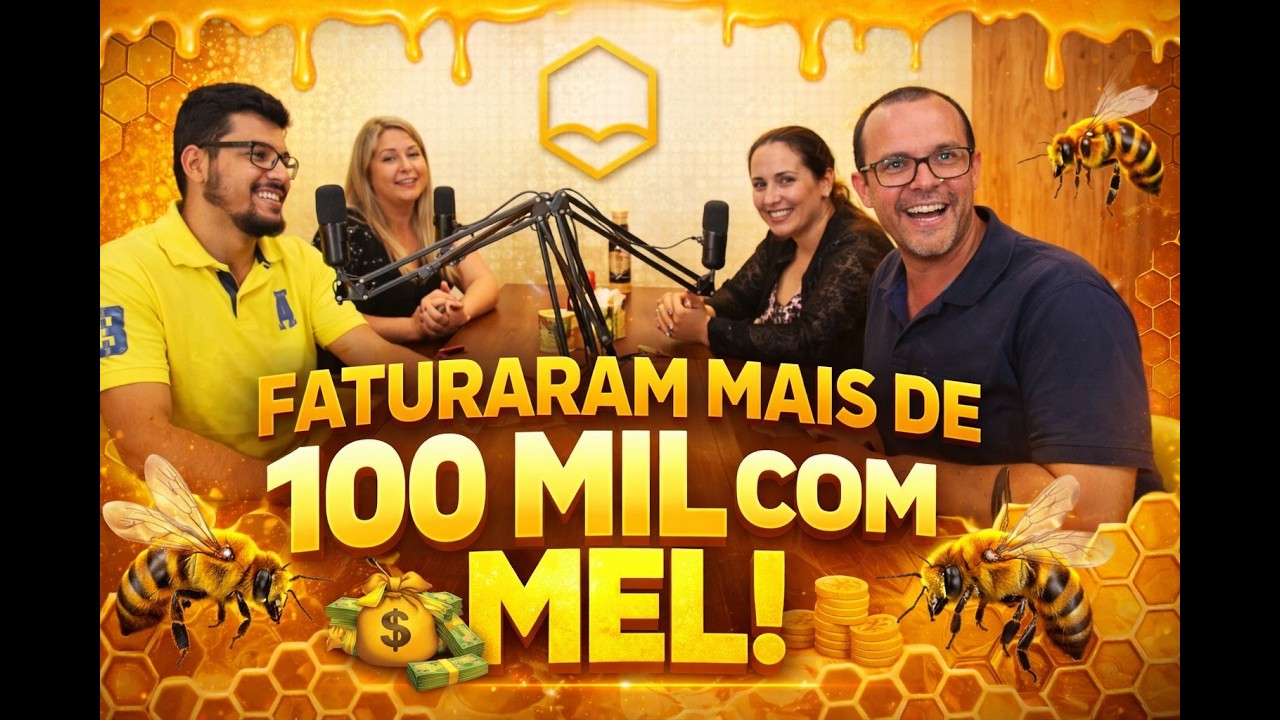 Eles começaram com poucas colmeias… e hoje já ultrapassaram os R$100.000,00 com mel!