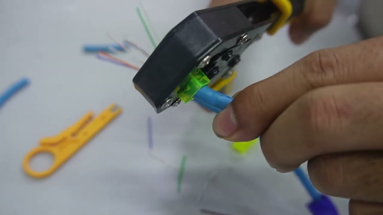 RJ45 Network Cable ခေါင်းညှပ်နည်း