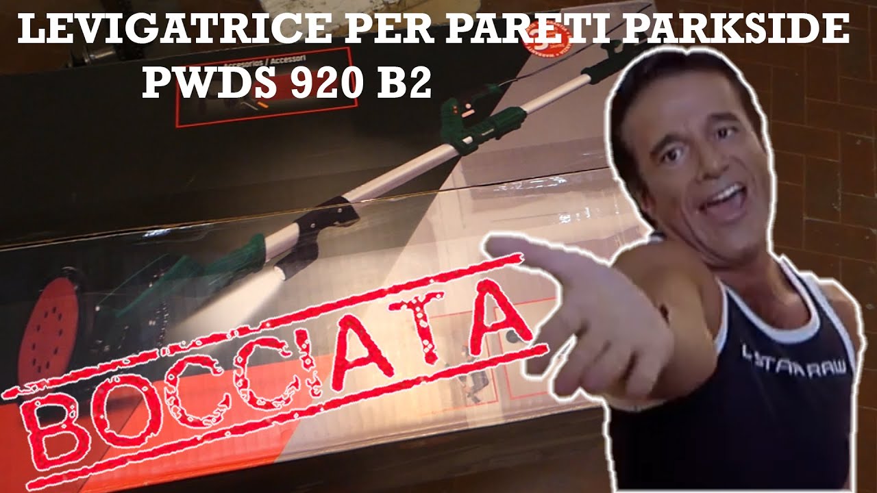 Levigatrice per pareti PARKSIDE PWDS 920 B2 - Unboxing e Recensione #parkside #lidl