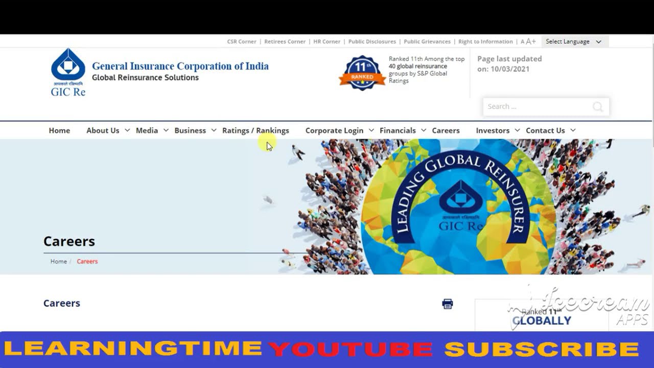 GIC Assistant Manager Scale 1 Recruitment 2021 | GIC RE Assistant Manager Vacancy apply 2021