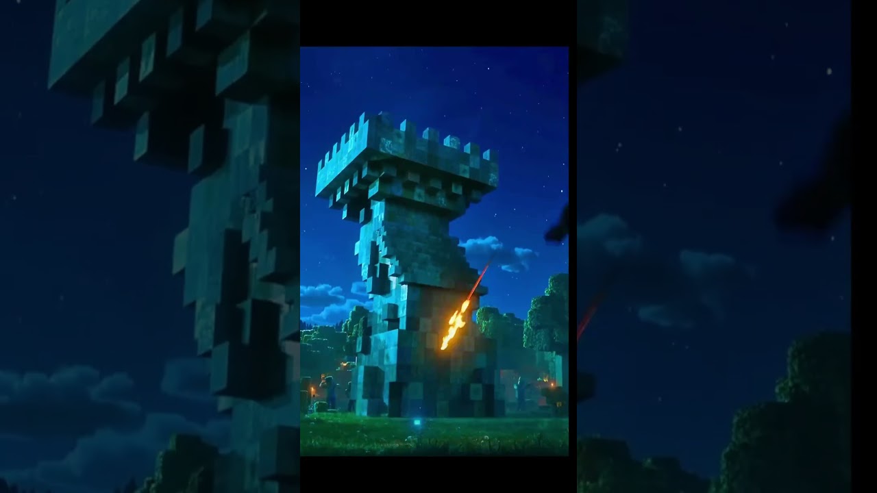 Пережили первую ночь 😏 Minecraft в кино
