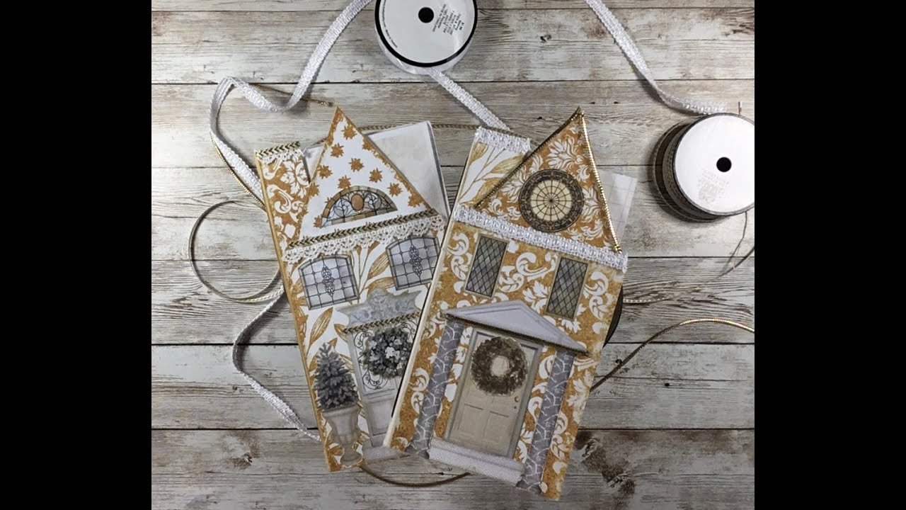 HSH Golden Glitz Junk Journal Booklet Full Tutorial (Inspired by Odulcina's Little Houses)Digi Kit