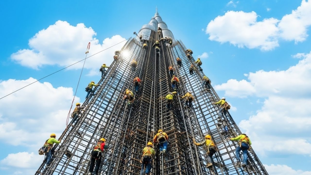 Inside the Burj Khalifa 🏙️ | The $1.5B Engineering Marvel Behind the World’s Tallest Tower 😲