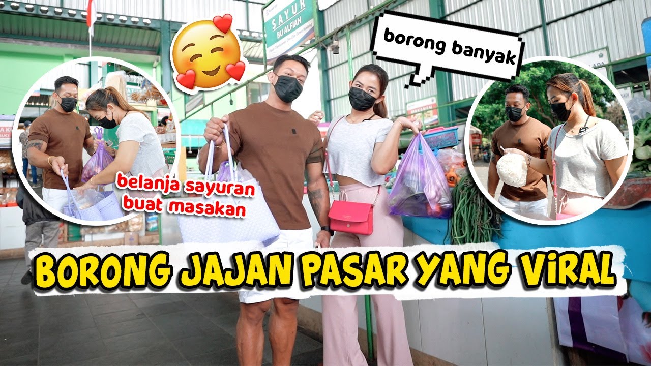 AKHIRNYA KE PASAR BUAT BORONG JAJAN PASAR | LANGSUNG HAP SEMUA !!! 🤣