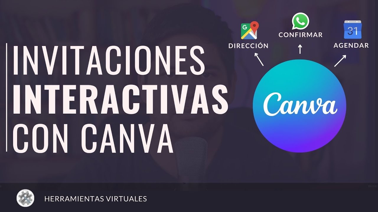 Como hacer una INVITACION INTERACTIVA con CANVA