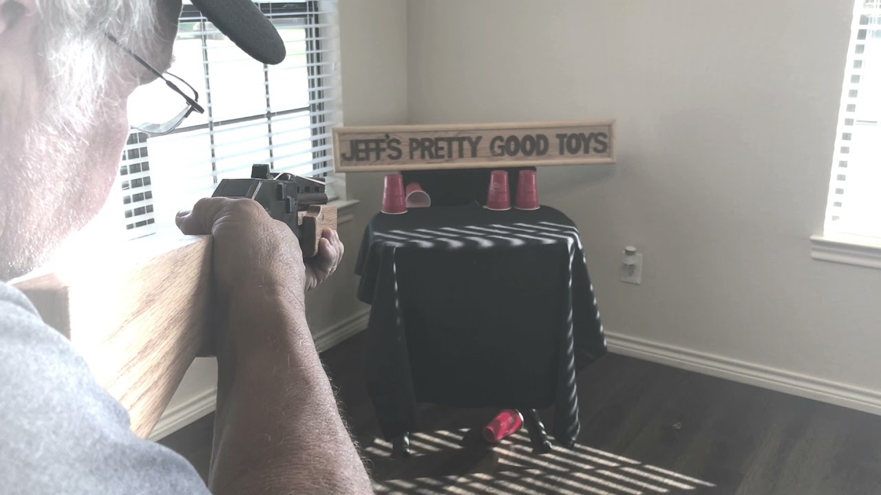 Pump Action Rubber Band Shotgun - Jeff's Pretty Good Toys