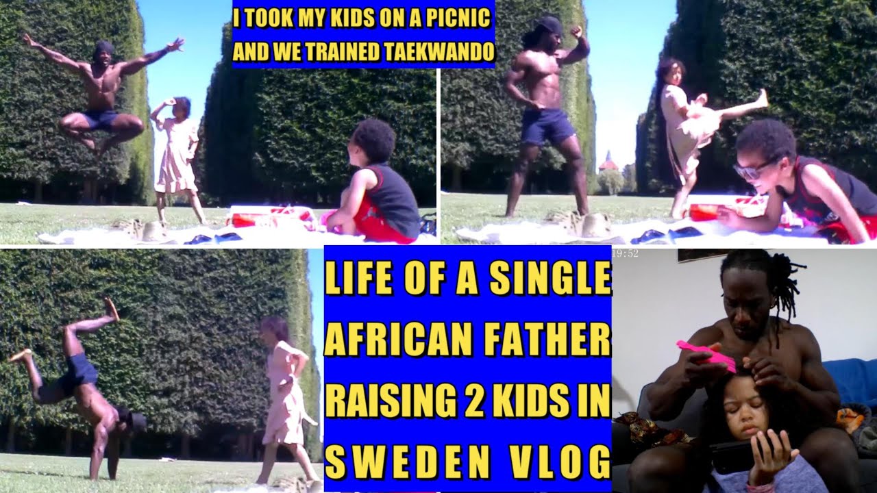 A DAY IN THE LIFE OF AN AFRICAN SINGLE FATHER RAISING 2 KIDS  IN SWEDEN VLOG