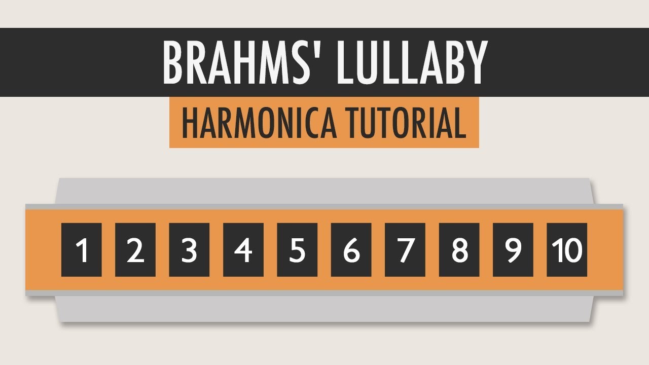How to play Brahms' Lullaby on the Harmonica - Easy Tutorial