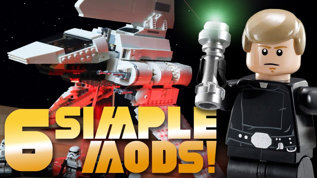 6 SIMPLE Imperial Shuttle Mods You Should Do! | LEGO Star Wars 75302 (2021)