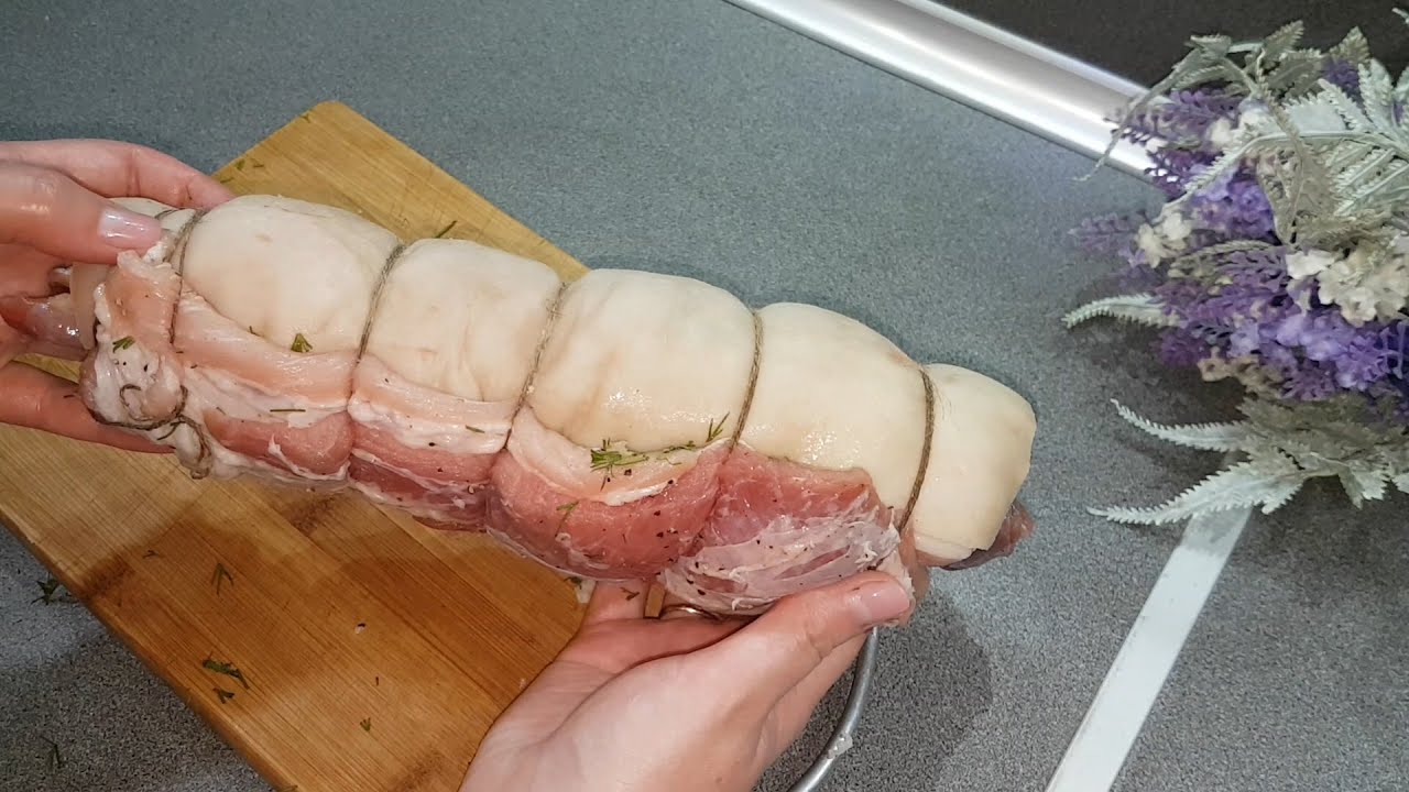 ЗАБУДЬТЕ О КОЛБАСЕ! ИДЕАЛЬНЫЙ МЯСНОЙ РУЛЕТ, сворачиваю и нарезаю по-особому
