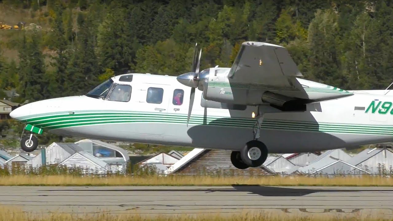 Rockwell International Turbo Commander 690B Landing