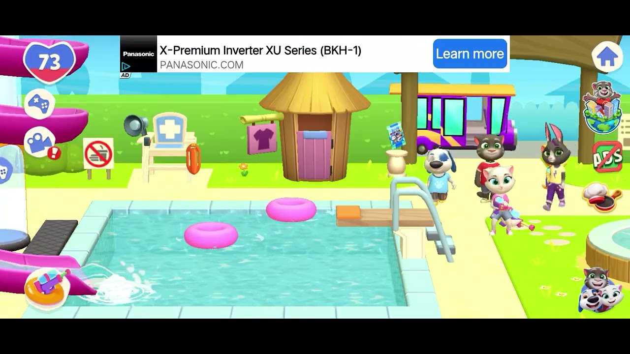 Having fun with #talkingtomfriends2