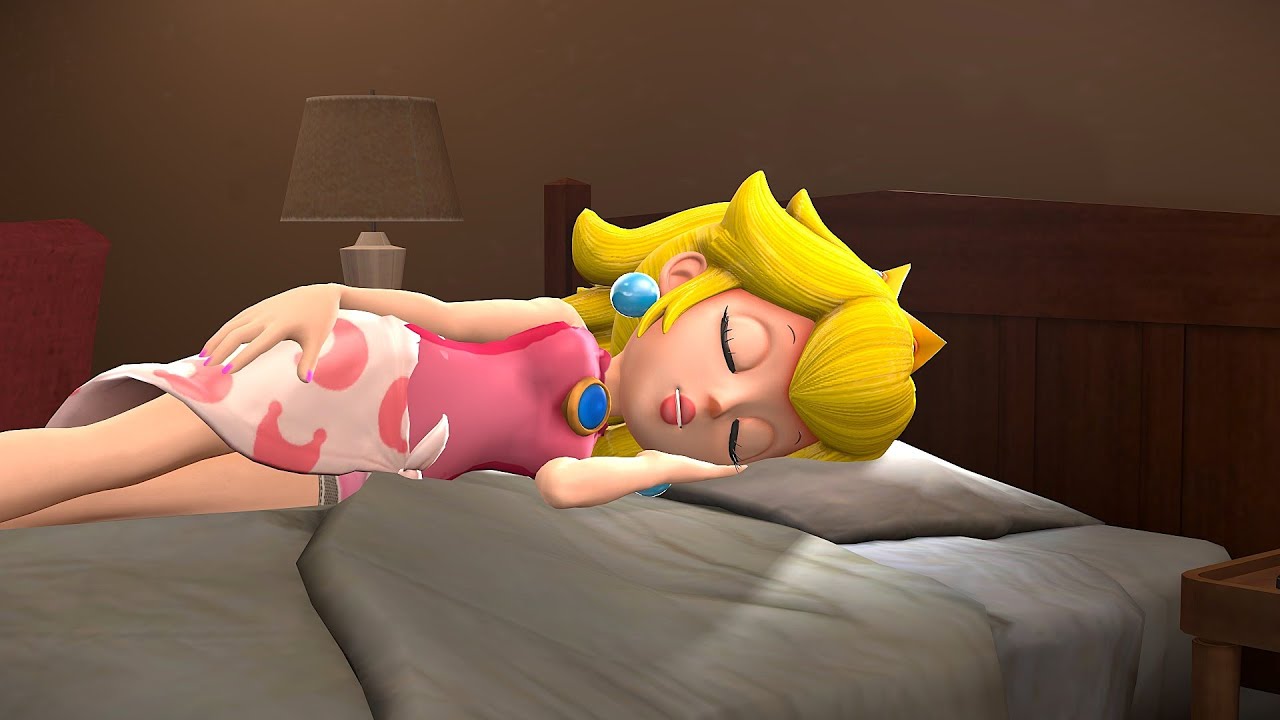 Peach Sleeping