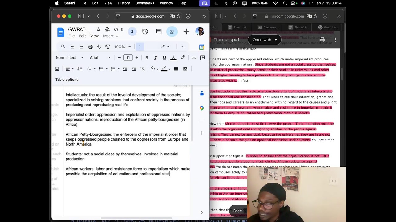 The Role of African Intellectuals in the World (1)