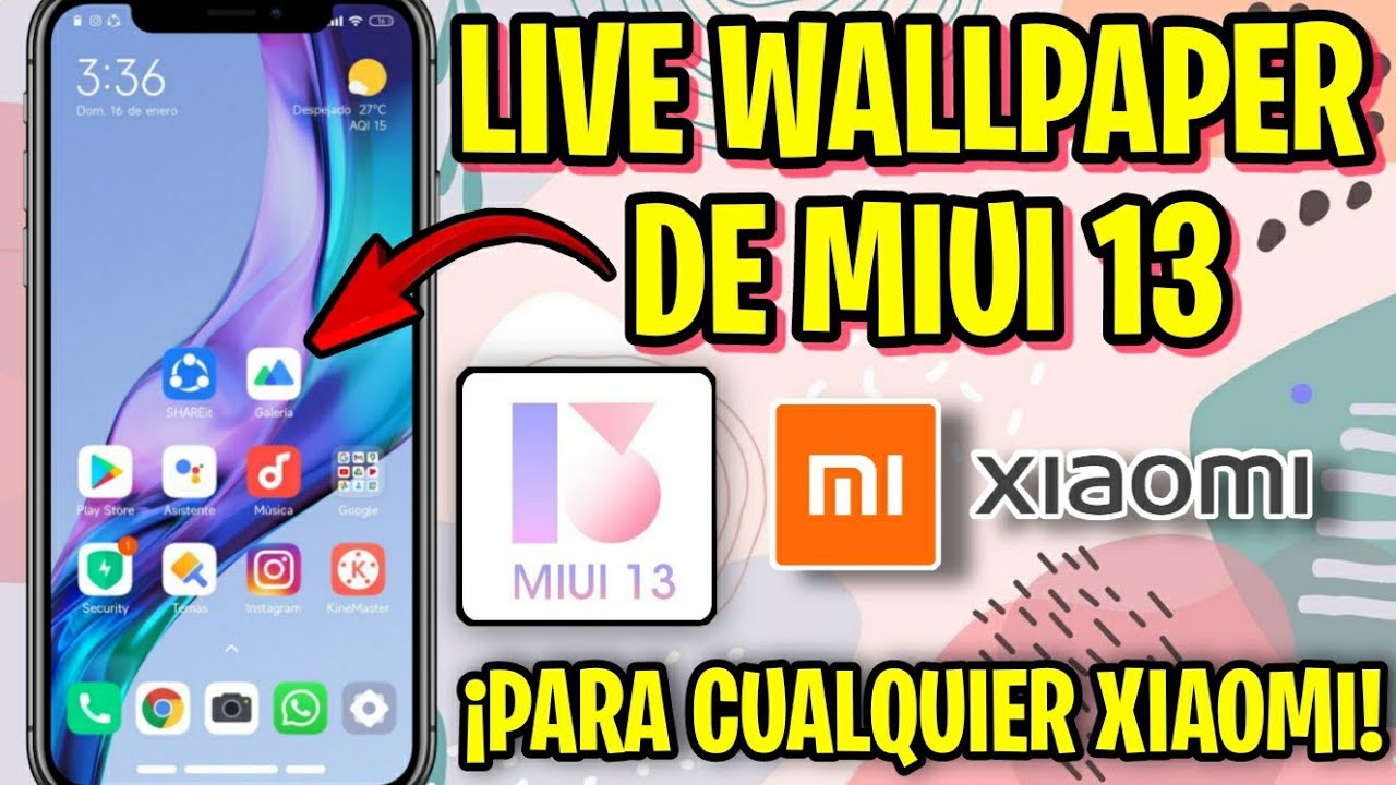 Instalar LIVE WALLPAPER MIUI 13 para CUALQUIER XIAOMI (Activar Live Wallpaper)