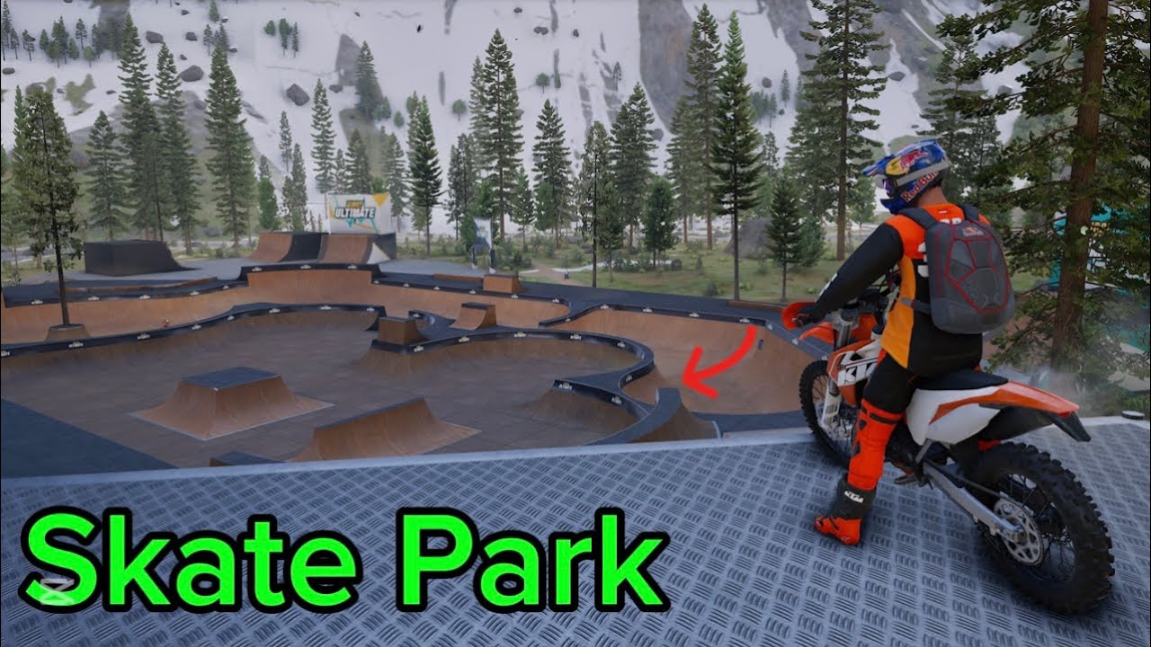 THIS SKATEPARK IS TO FUN ON A DIRTBIKE (RidersRepublic) 