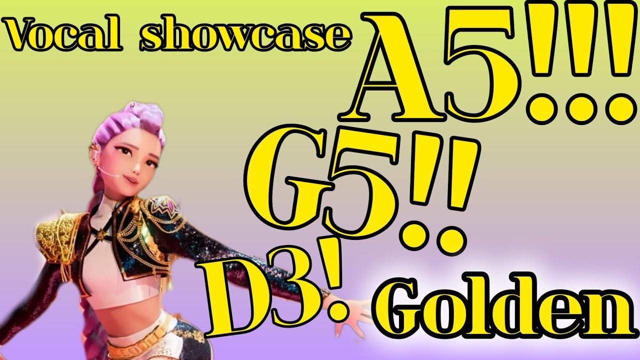 GOLDEN from "Kpop Demon Hunters" I VOCAL SHOWCASE