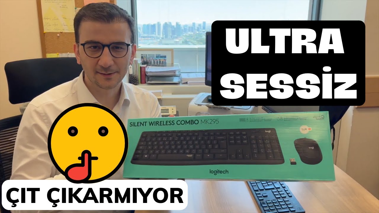 ÇIT ÇIKARMAYAN ULTRA SESSİZ Logitech MK295 Kablosuz Klavye & Mouse Seti