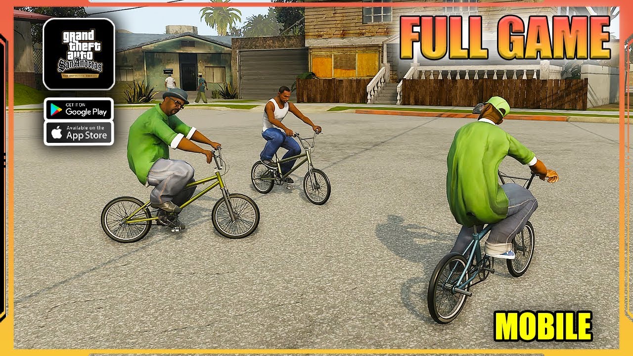 GTA San Andreas Mobile Definitive Edition Full Gameplay Walkthrough #1 - Full Game